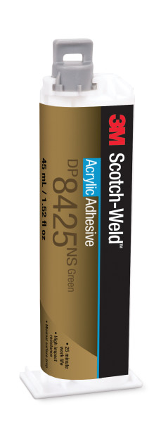 3M Scotch-Weld acrylaatlijm patroon 10:1 DP8425NS, 45ml, groen
